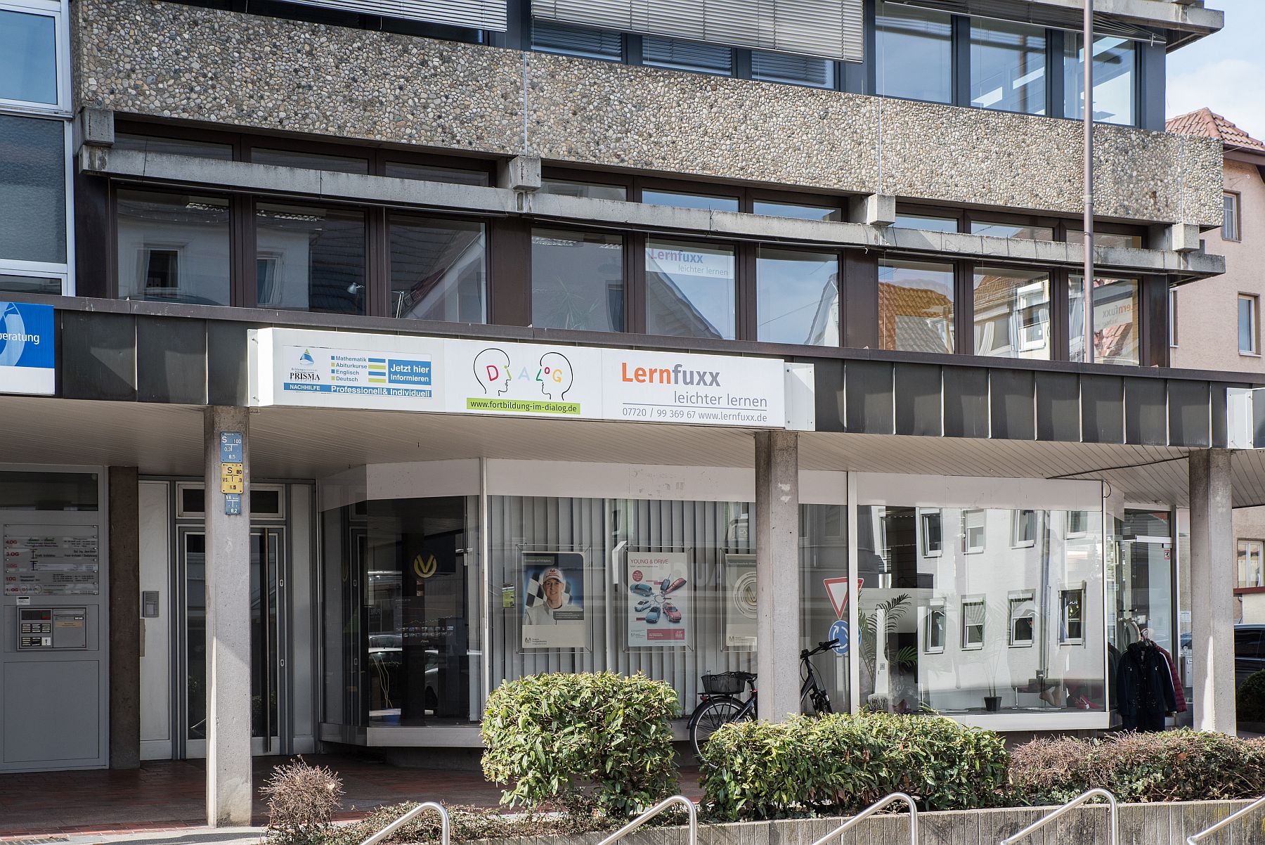 Aussenansicht des Praxisgebäudes in Schwenningen